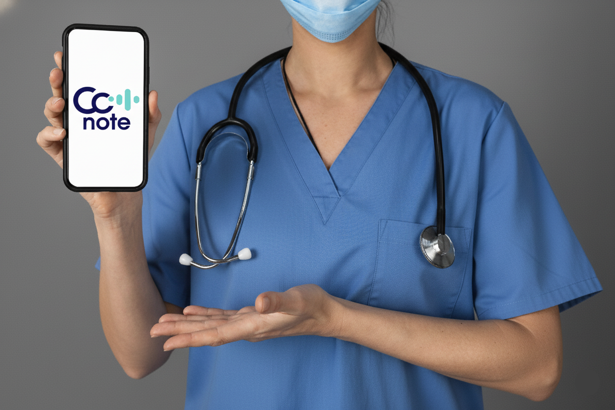 ccNote kullanan sağlık profesyoneli